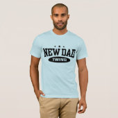 Nieuwe pap Twins T-shirt (Voorkant volledig)