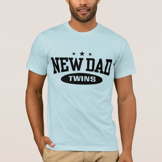 Nieuwe pap Twins T-shirt (Voorkant)