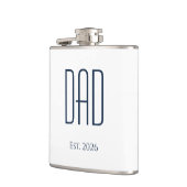 Nieuwe Pap Vaderdag Simple Minimalist Heupfles (Links)