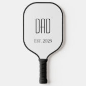 Nieuwe Pap Vaderdag Simple Minimalist Pickleball Paddle (Voorkant)