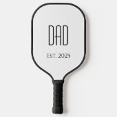 Nieuwe Pap Vaderdag Simple Minimalist Pickleball Paddle (Achterkant)