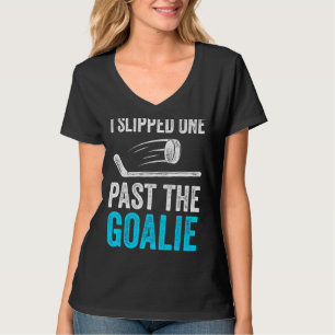 Nieuwe pap voor de eerste keer dat hij Hockey papa T-shirt