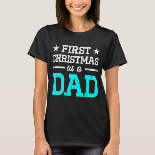 Nieuwe pap voor de eerste keer om kerstvader te wo t-shirt