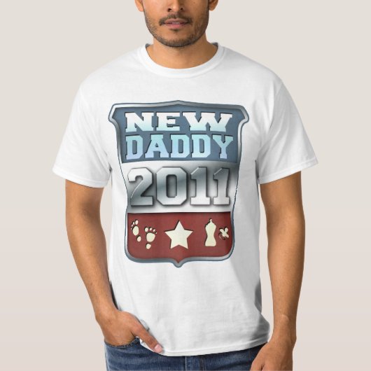 Nieuwe papa 2011 t-shirt (Voorkant)