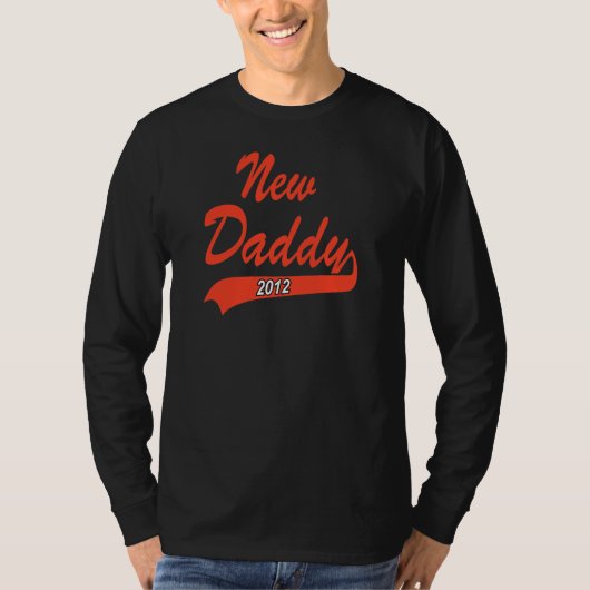 Nieuwe papa 2012 t-shirt (Voorkant)