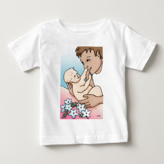 Nieuwe papa en Baby (Voorkant)