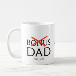 Nieuwe PAPA Geadopteerde BONUS PAPA Gevestigd Koffiemok