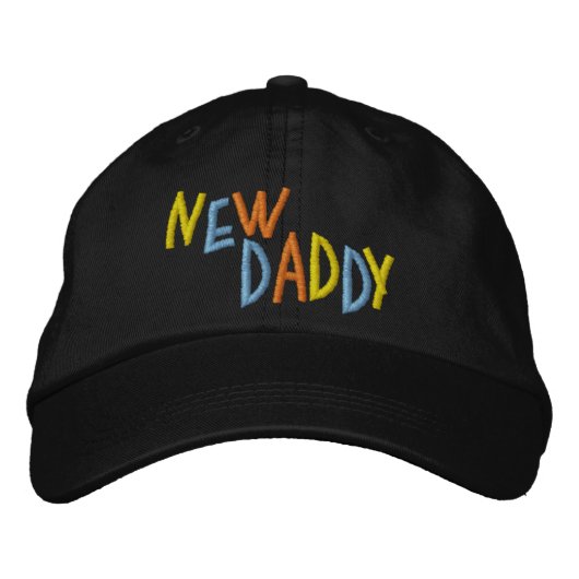 Nieuwe papa geborduurde pet (Voorkant)