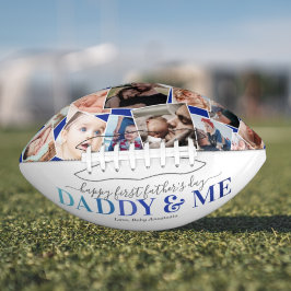 Nieuwe papa “Gelukkige eerste Vaderdag” voetbal American Football
