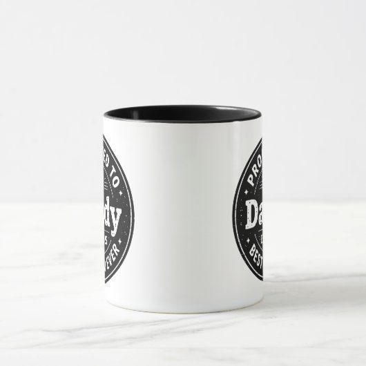 Nieuwe papa gepromoveerd tot papa vader cadeau een mok (Midden)