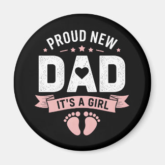 Nieuwe papa Het is een meisje Magneet