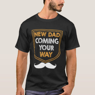 Nieuwe papa komt eraan Vader Kinderen Huwelijk T-shirt