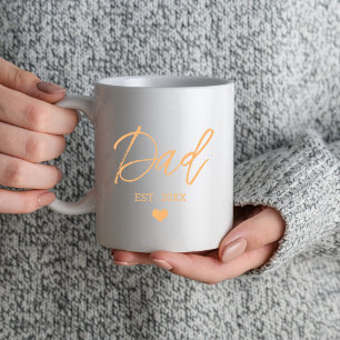 Nieuwe papa mama est voor nieuwe ouders om papa ca koffiemok