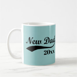 Nieuwe papa Mok, aangepaste tekst Koffiemok