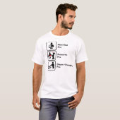 Nieuwe papa, romantisch, luier wisselen t-shirt (Voorkant volledig)