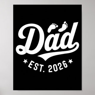 Nieuwe papa vanaf 2026 Vaderdag Eerste keer papa Poster