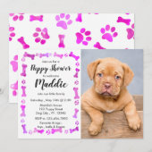 Nieuwe papaver - roze meisje - nieuw compact - hon kaart (Voorkant / Achterkant)