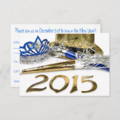 Nieuwe partijuitnodiging voor 2015 kaart (Voorkant / Achterkant)