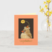 nieuwe pasje voor gefeliciteerde baby ' s kaart (Gele Bloem)