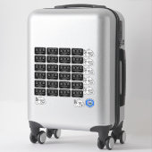 NIEUWE PATENT-STICKER STICKER (Koffer)