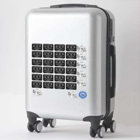 NIEUWE PATENT-STICKER STICKER (Koffer)