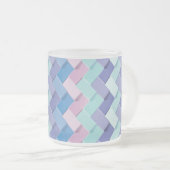 Nieuwe Patrooncreatie 3 Matglas Koffiemok (Voorkant rechts)