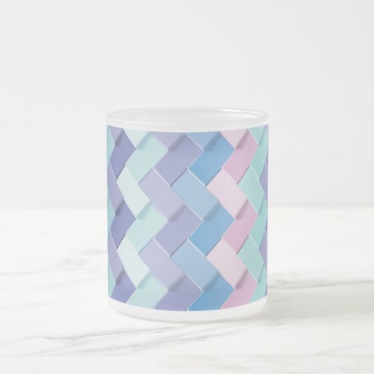 Nieuwe Patrooncreatie 3 Matglas Koffiemok (Center)