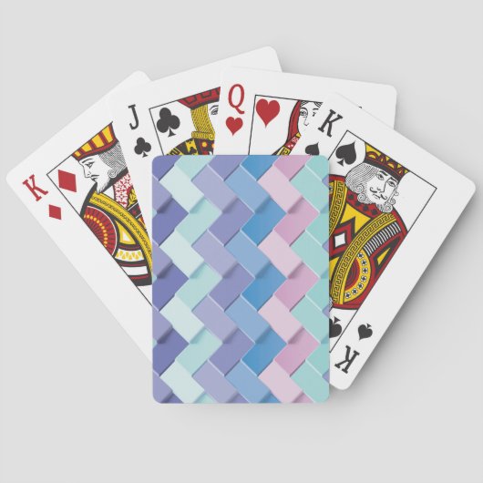 Nieuwe Patrooncreatie 3 Pokerkaarten (Achterkant)