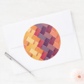 Nieuwe patrooncreatie 4 ronde sticker (Envelop)