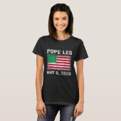 Nieuwe paus Leo T-shirt (Voorkant volledig)