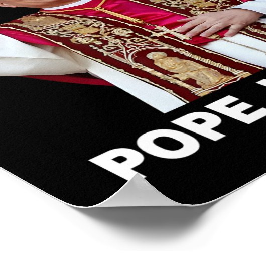 Nieuwe Paus Leo XIV Katholieke geschenken Merch So Poster (Hoek)