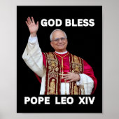 Nieuwe Paus Leo XIV Katholieke geschenken Merch So Poster (Voorkant)
