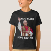 Nieuwe Paus Leo XIV Katholieke geschenken Merch So T-shirt (Voorkant)