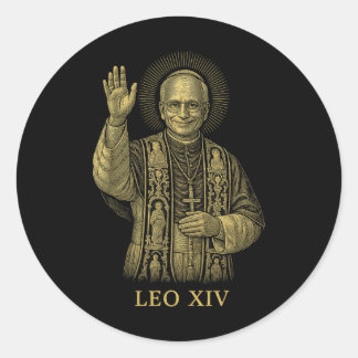 Nieuwe paus Leo XIV Robert Francis Prevost Ronde Sticker