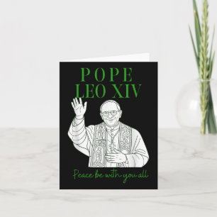 Nieuwe paus Leon XIV Papa Christelijk, Habemus Pap Kaart