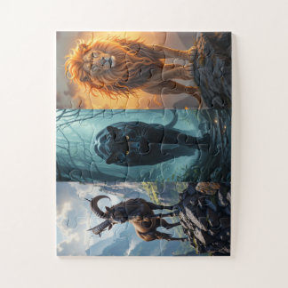 Nieuwe Pazzle Game Animal Art Legpuzzel