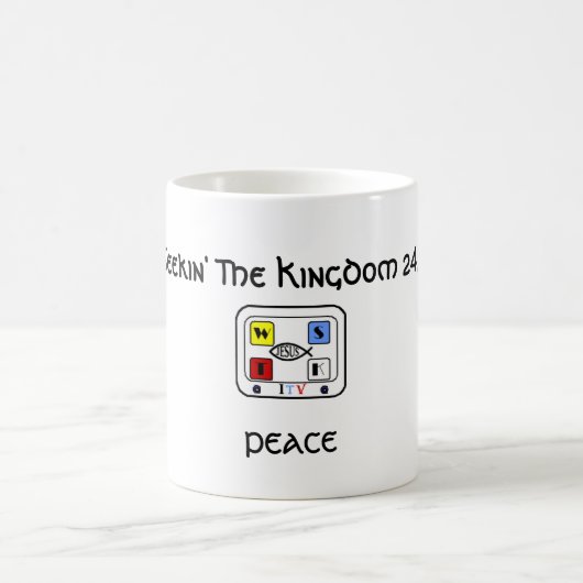 Nieuwe PEACE-MOK 11oz Koffiemok (Center)