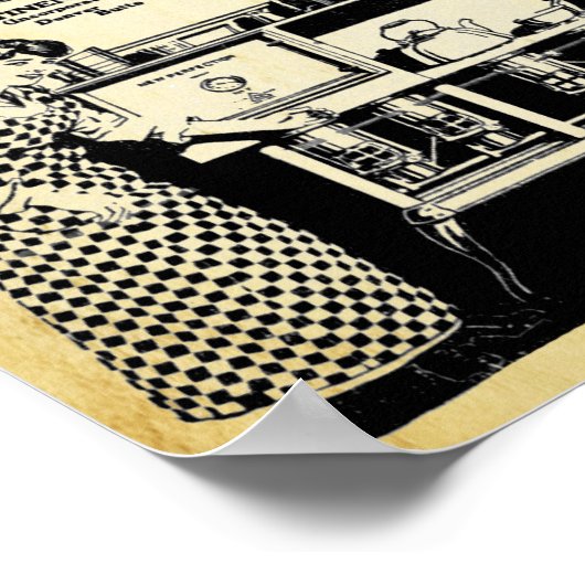 , nieuwe perfecte weergave voor afdrukken poster (Hoek)