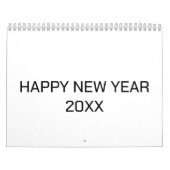 Nieuwe personalize Text Logo Calendar Kalender (Hoes)