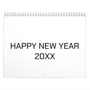 Nieuwe personalize Text Logo Calendar Kalender