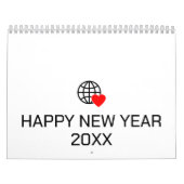 Nieuwe personalize Text Logo Calendar Kalender (Hoes)