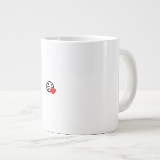 Nieuwe personalize Text Logo Specialty Mok (Voorkant rechts)