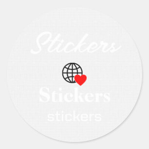 Nieuwe personalize Text Logo Stickers