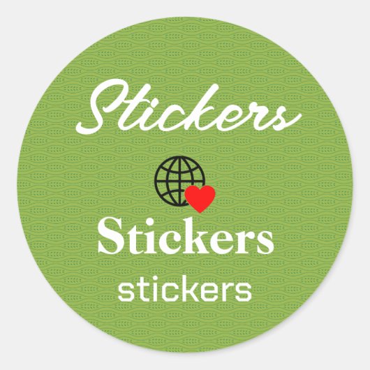 Nieuwe personalize Text Logo Stickers (Voorkant)