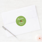 Nieuwe personalize Text Logo Stickers (Envelop)