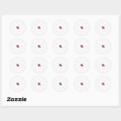 Nieuwe personalize Text Logo Stickers (Vel)