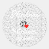 Nieuwe personalize Text Logo Stickers (Voorkant)