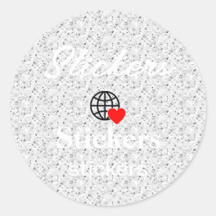 Nieuwe personalize Text Logo Stickers