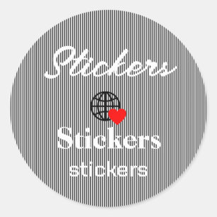 Nieuwe personalize Text Logo Stickers