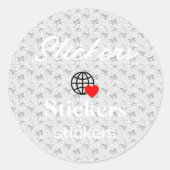Nieuwe personalize Text Logo Stickers (Voorkant)